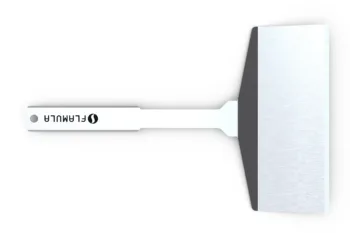 Wider spatula 400 for bbq made of stainless steel_flamula