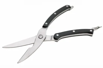 Flamula stainless steel meat scissors with ergonomic handle