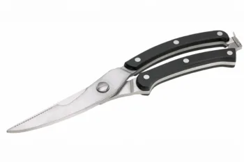 Flamula stainless steel meat scissors with ergonomic handle
