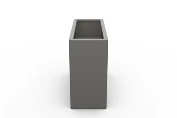 Modern metal planter - dimensions 30x80x60 cm.