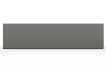 Modern metal planter - dimensions 60x120x30 cm.