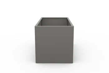 Modern metal planter - dimensions 60x120x60 cm.