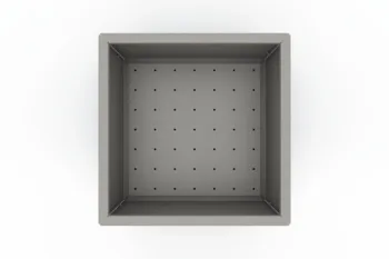 Modern metal planter - dimensions 60x80x30 cm.