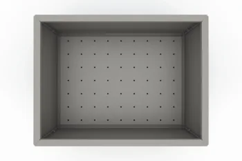 Modern metal planter - dimensions 60x80x30 cm.