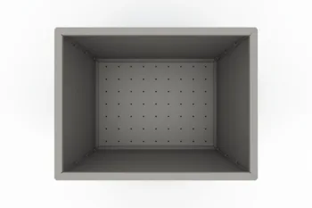 Modern metal planter - dimensions 60x80x60 cm.