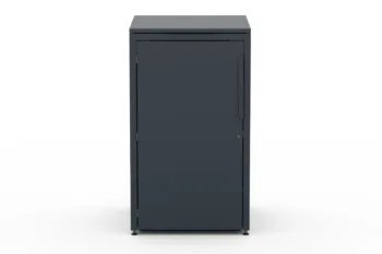 Metal bin cover for one 240-litre bin with classic lid for easy opening