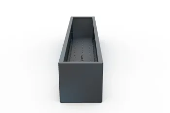 Kovinsko cvetlično korito 30x160x30 cm RAL 7016