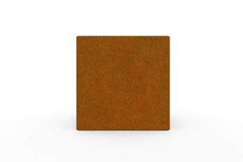 Modern metal planter for flowers - Corten steel - dimensions 30x30x30 cm