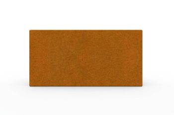 Modern metal planter for flowers - Corten steel - dimensions 30x60x30 cm