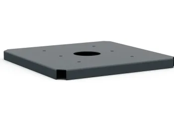 Polica za cvetlično korito 30×30 cm antracit, stranski perspektivni pogled