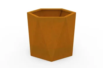 Corten planter HX 50x50 cm