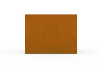 Corten planter 80x80x60 cm - straight front view