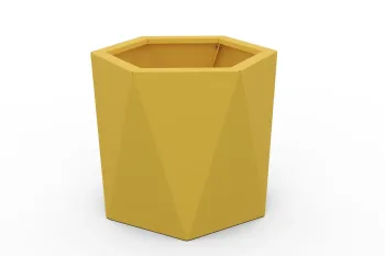 Planter HX 40×40 cm RAL1017 FS