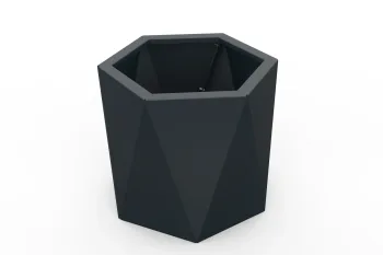 Planter HX 40×40 cm RAL7016 FS