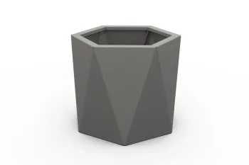 Planter HX 40×40 cm RAL9007 FS