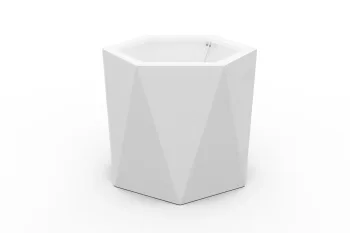 Planter HX 40×40 cm RAL9016 FS