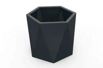Planter HX 50x50 cm RAL7016 FS