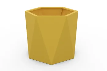 Planter HX 60×60 cm RAL1017 FS