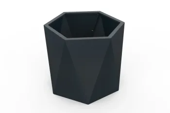 Planter HX 60×60 cm RAL7016 FS