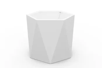 Planter HX 60×60 cm RAL9016 FS