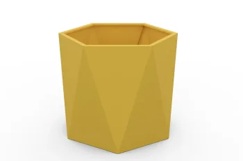 Planter HX 80×80 cm RAL1017 FS