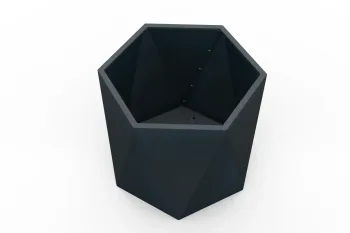 Planter HX 80×80 cm RAL7016 FS