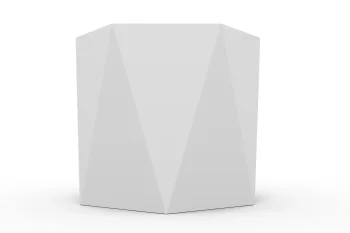 Planter HX 80×80 cm RAL9016 FS