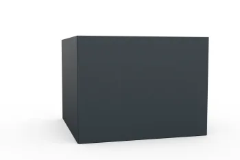 Planter in anthracite color 80x80x60 cm - outer side