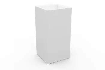 Planter 40x40x80 cm RAL9016 FS