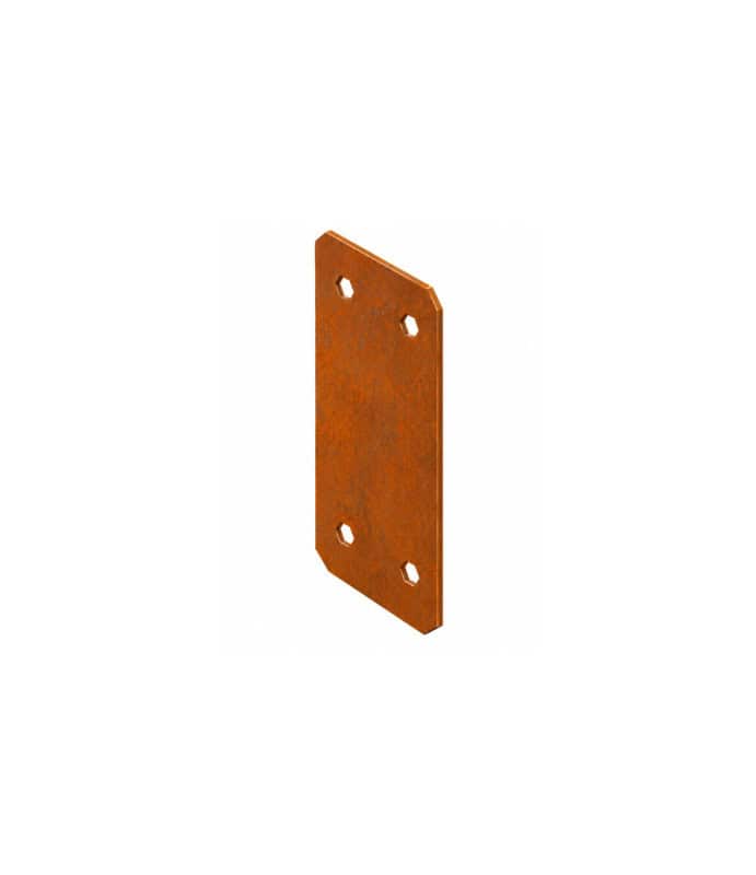 corten_ravna_ploscica Corten ravna povezava za modularni robnik 15 cm